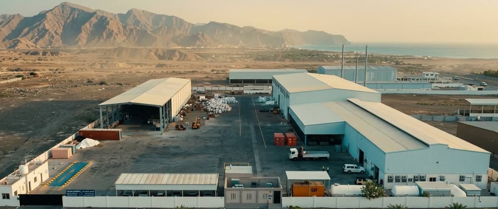 Aerial view of Madayn Sohar (Non Ferrous Division)